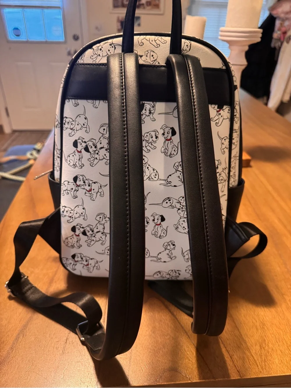Disney Loungefly White & Black 101 Dalmatians Backpack with Coin Pouch